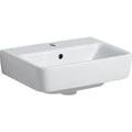 Geberit Renova Plan lave-mains 450 x 340 x 170 mm - blanc - avec trou de robinet - avec trop-plein