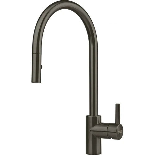 Franke Eos Neo - Mitigeur à bec extractible / Side lever / Anthracite