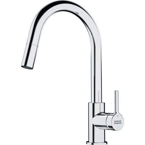 Franke Lina - Mitigeur à bec extractible / Side lever / Chromé