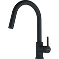 Franke Lina - Mitigeur à bec extractible / Side lever / Noir mat