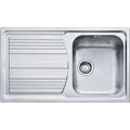 Franke Logica Line - évier à encastrer / 860 x 500 mm / 1 bassin / Lisse /
