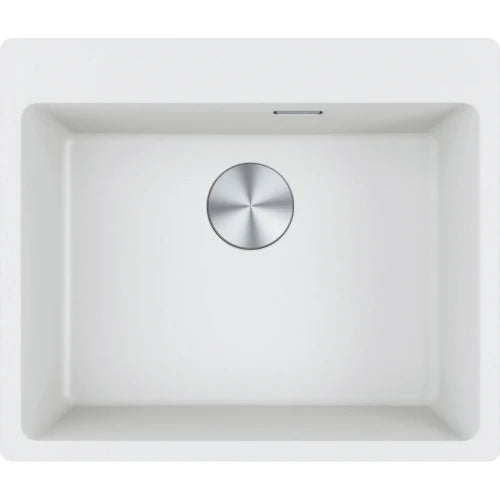 Franke Maris - évier à encastrer / 590 x 500 mm / 1 bassin / Blanc Metallisé