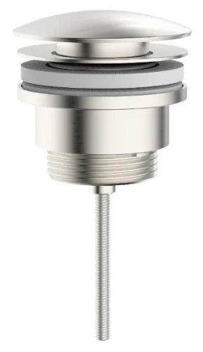 Procasa Vivo crepine universel - click-clack - écoulement libre - nickel brossé - brossé mat