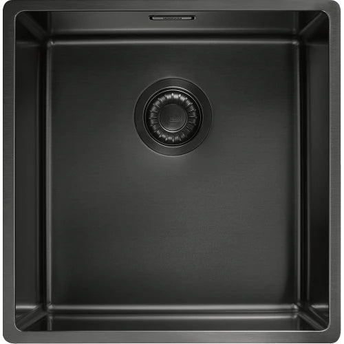 Franke MYTHOS MASTERPIECE - Cuve à affleurer/à sous-encastrer / 430 x 440 mm / Vidage manuel / couleur anthracite