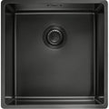 Franke MYTHOS MASTERPIECE - Cuve à affleurer/à sous-encastrer / 430 x 440 mm / Vidage manuel / couleur anthracite