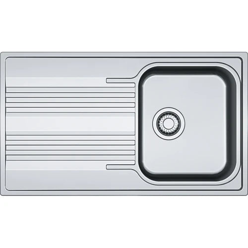 Franke Smart - évier à encastrer / 860 x 500 mm / 1 bassin / Lisse / Réversible