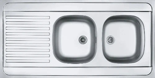Franke Standaard - Evier à poser 1200 x 600 mm - 2 bassins - Réversible