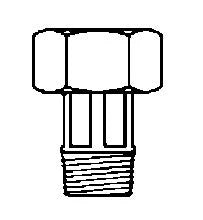 Messingfit raccord 2-pièces avec joint plat MF 3/4 x 4/4 - prix par pièce - laiton