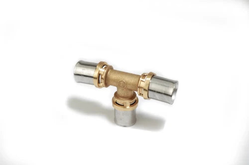 Giacomini RM150 raccord à sertir té 90° FFF 26 x 26 x 26 mm