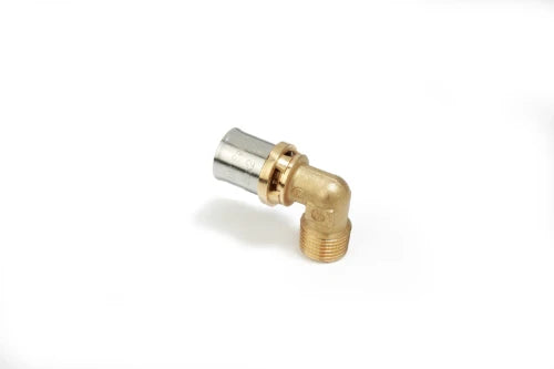 Giacomini RM127 raccord à sertir coude de transition MF 1/2 x 16 mm