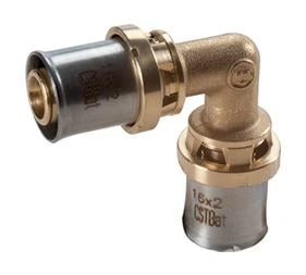 Giacomini RM122 raccord à sertir coude 90° FF 20 x 20 mm