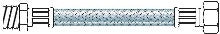 Fixaflex Superflex 25 inox flexible MF 3/4 x 3/4 - 400 mm - Max 90° C