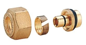 Giacomini R179A adaptateur aa pour tuyau synth. sanitaire 18X(20X2,8)