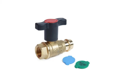 Giacomini  R854VT Vanne sphère Integral Cu/Inox/Acier Fxras 5/4 "F X TR35