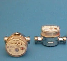Schlosser ETW compteur d'eau monojet eau chaude (90°C) orientable telwerk (avec raccords et joints) 4/4 x 3/4 - 2,5 m³/h - 130 mm
