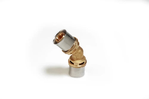 Giacomini RM144 raccord à sertir coude 45° FF 50 x 50 mm