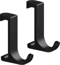 Hansgrohe WallStoris patère étroite - noir mat