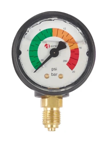 Cintropur manometer 1/4", 0-20 bar NW280/340/400/500/650/800