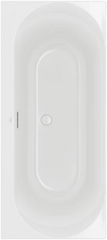Villeroy & Boch Loop & Friends Oval duo bain acryl 1700 x 750 x 470 mm - blanc - sans pieds