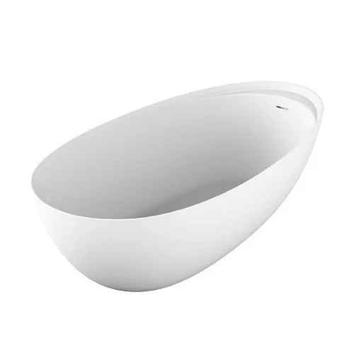 Antonio Lupi Eclipse bain et cristalplant blanc mat dim. 1850x955mm
