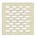 Aquaprestige extra prix couverture pour plaque de finition carré inox - blanc RAL 9016
