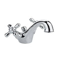 MELANGEUR DE LAVABO COTTAGE NUOVA BRENTA chrome avec bec fixe et vidage automatique