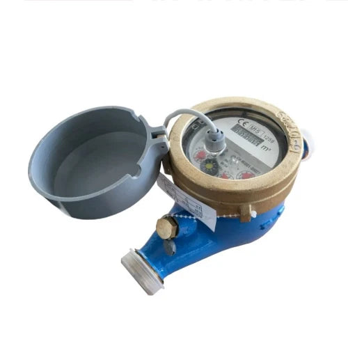 Aquatel MJ-LFC compteur d'eau multi-jets eau froide avec émetteur d'impulsions (avec raccords et joints) 5/4 x 4/4 - 6,3 m³/h - 260 mm