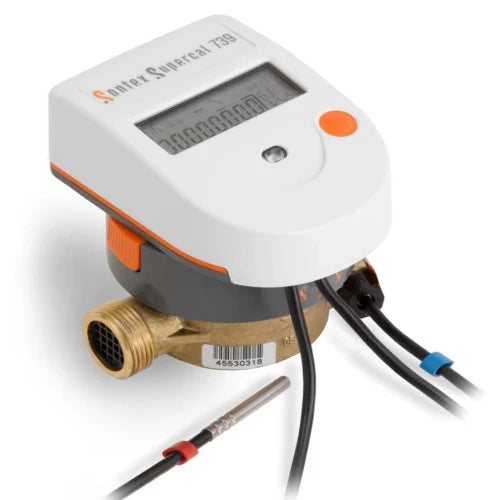 SONTEX Supercal 739 COAX energiemeter + console DN20 - 2.5 m³/h