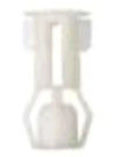 Procasa WSS Brio / Maki bague de support pour charnière abattant - blanc