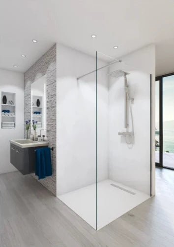 Procasa Vivo Wall profile mural et traverse - Gun Metal PVD - acier mat