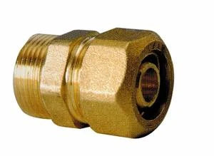 RACCORD A COMPRESSION BEGETUBE 4/4 M X 25/3,5 MM laiton a douille fixe