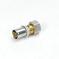 Begetube B-Press laiton raccord 2-pièces avec écrou libre et joint plat FF 20 x 3/4 F