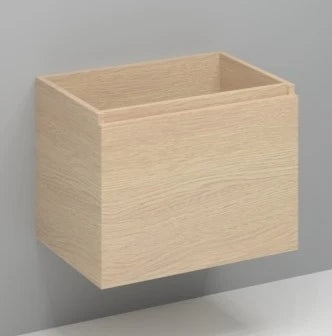 Procasa Kivu sous-meuble avec 1 tiroir sans poignées 700 x 475 x 520 mm - smoked oak