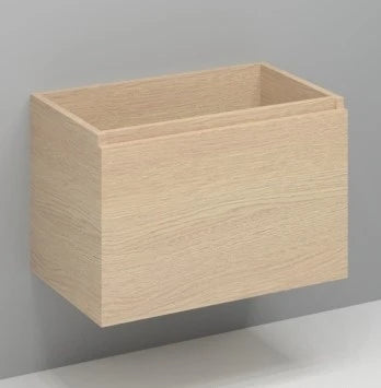 Procasa Kivu sous-meuble avec 1 tiroir sans poignées 800 x 475 x 520 mm - smoked oak