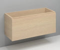 Procasa Kivu sous-meuble avec 1 tiroir sans poignées 1200 x 475 x 520 mm - smoked oak