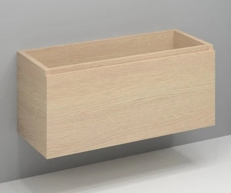 Procasa Kivu sous-meuble avec 1 tiroir sans poignées 1200 x 475 x 520 mm - smoked oak