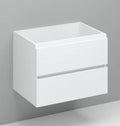 Procasa Kivu sous-meuble avec 2 tiroirs sans poignées 700 x 475 x 520 mm - blanc