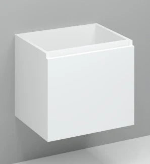 Procasa Kivu sous-meuble avec 1 porte sans poignées gauche 600 x 475 x 520 mm - blanc