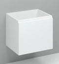 Procasa Kivu sous-meuble avec 1 porte sans poignées gauche 600 x 475 x 520 mm - blanc