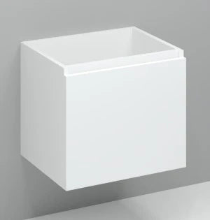 Procasa Kivu sous-meuble avec 1 porte sans poignées droite 600 x 475 x 520 mm - blanc