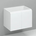 Procasa Kivu sous-meuble avec 2 portes sans poignées 700 x 475 x 520 mm - blanc