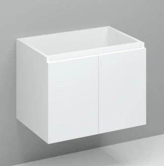 Procasa Kivu sous-meuble avec 2 portes sans poignées 700 x 475 x 520 mm - blanc