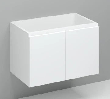 Procasa Kivu sous-meuble avec 2 portes sans poignées 800 x 475 x 520 mm - blanc