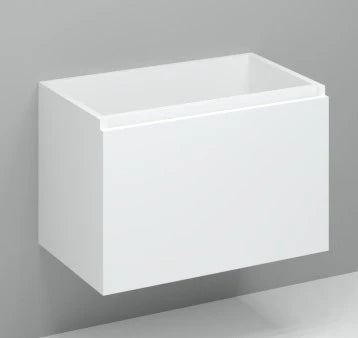 Procasa Kivu sous-meuble avec 1 tiroir sans poignées 800 x 475 x 520 mm - blanc