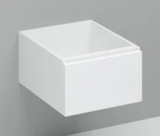 Procasa Thiny sous-meuble avec 1 porte droite 400 x 220 x 520 mm - blanc