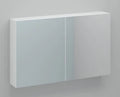 Procasa Kivu armoire de toilette sans éclairage avec 2 portes 1200 x 720 x 160 mm - blanc - sans combibox
