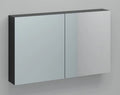 Procasa Kivu armoire de toilette sans éclairage avec 2 portes 1200 x 720 x 160 mm - raven oak - exclusif combibox