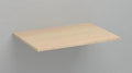 Procasa Kivu tablette mélamine 700 x 500 x 18 mm - smoked oak