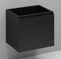 Procasa Kivu sous-meuble avec 1 porte sans poignées droite 600 x 475 x 520 mm - raven oak