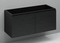 Procasa Kivu sous-meuble avec 2 portes sans poignées 1200 x 475 x 520 mm - raven oak